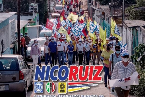 Habitantes de la colonia Obrera, confían en Nico Ruiz