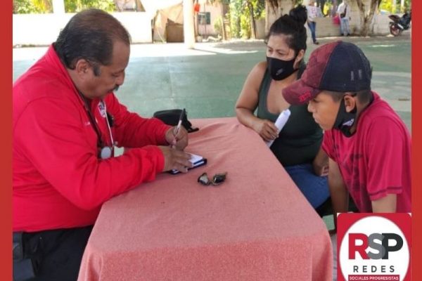 El candidato por RSP Lauro Pérez, encabeza una Jornada de Salud