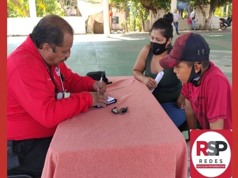 El candidato por RSP Lauro Pérez, encabeza una Jornada de Salud