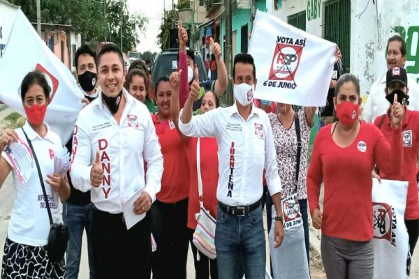 Candidatos por RSP a Presidente y diputado local, se comprometen a resolver demandas añejas de colonos