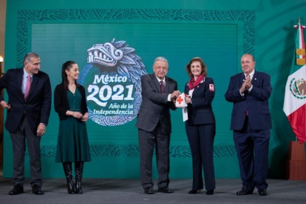 Presidente invita a la población a participar en Colecta Nacional 2021 de la Cruz Roja Mexicana