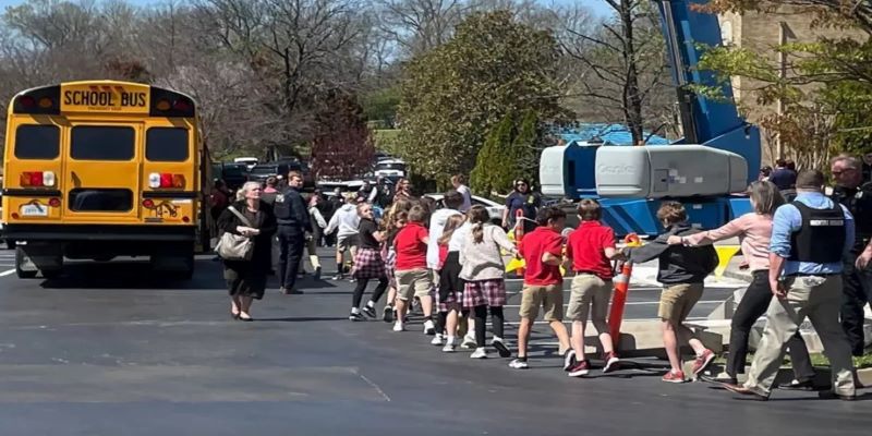 Mujer armada, una ex alumna, mata a 3 niños, 3 empleados en la escuela de una iglesia de Nashville