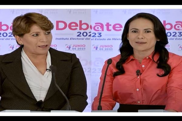 Delfina Gómez y Alejandra del Moral, así fue el primer debate rumbo a elección por la gubernatura del Edomex (video del IEEM)