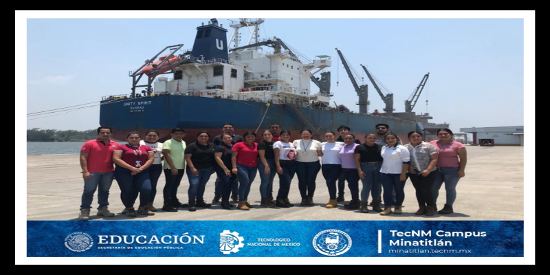 Estudiantes de la carrera de IGE del TecMina visitan la API de Coatzacoalcos