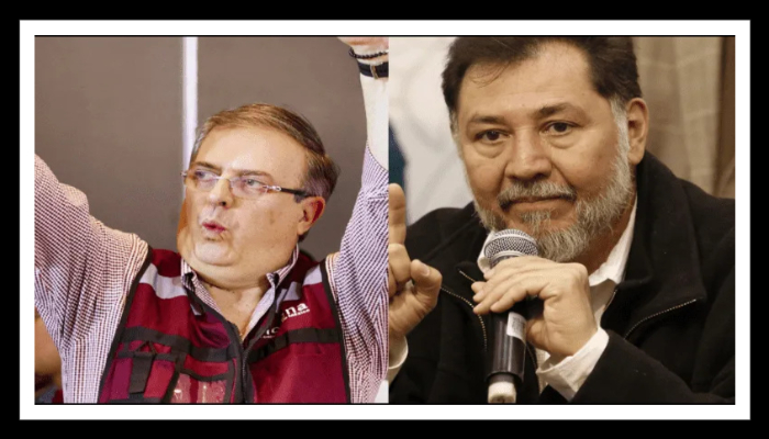 Noroña prevé rompimiento de Ebrard con Morena