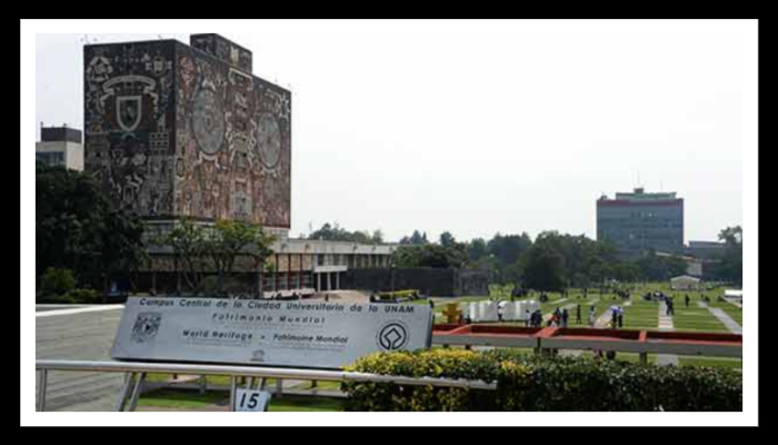 Por su estatus de Patrimonio de la Humanidad, la UNAM fue distinguida por la Universidad de Alcalá