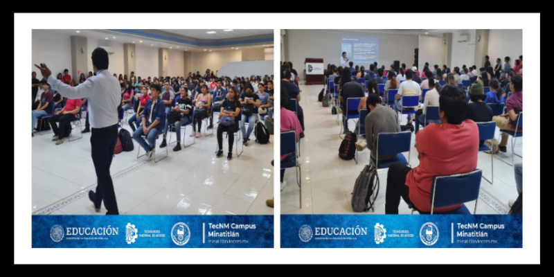 Estudiantes de Ingeniería Química y Ambiental del TecMina, participan en la conferencia “Optimización del rendimiento de plantas de proceso mediante análisis de datos multivariables” 