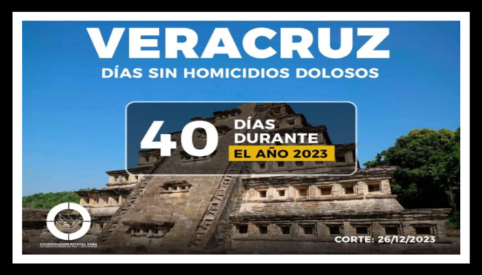 Veracruz acumula 40 días sin homicidios este año: Cuitláhuac García