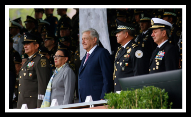 Guardia Nacional debe ser incorruptible y ejemplo de honestidad: presidente; celebra 5° Aniversario de la corporación