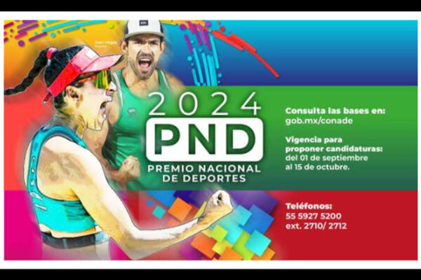 Entra a su etapa final la convocatoria del Premio Nacional de Deportes 2024