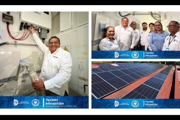 El Tecnológico de Minatitlán reafirma su compromiso con la energía limpia y la sustentabilidad, al encender su sistema fotovoltaico 